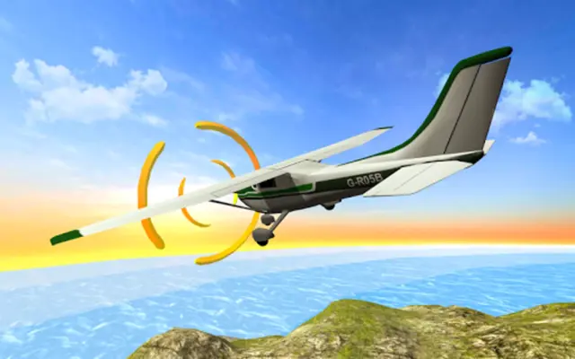 War Plane Flight Simulator Challenge 3D android App screenshot 0