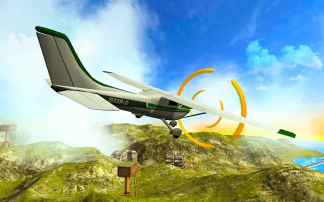 War Plane Flight Simulator Challenge 3D android App screenshot 3