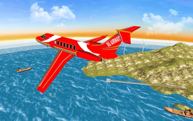 War Plane Flight Simulator Challenge 3D android App screenshot 4